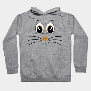 Cute Bunny Rabbit Face Costume Hoodie